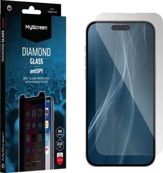 Szkło hartowane z filtrem prywatności Apple iPhone 16 6.1" MyScreen DIAMOND GLASS AntiSPY Szkło hartowane z filtrem prywatności Apple iPhone 16 6.1" MyScreen DIAMOND GLASS AntiSPY