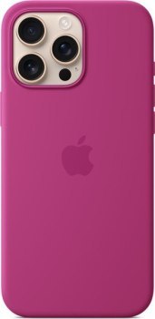 Apple iPhone 16 Pro Max Silicone Case with MagSafe fuchsia Apple iPhone 16 Pro Max Silicone Case with MagSafe fuchsia