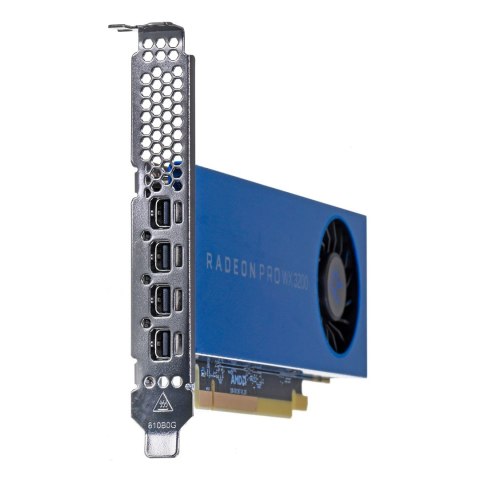 Karta graficzna AMD Radeon Pro WX 3200 4GB GDDR5, 4x Mini-DisplayPort, 50W, PCI Gen3 x16 Karta graficzna AMD Radeon Pro WX 3200 4GB GDDR5, 4x Mini-DisplayPort, 50W, PCI Gen3 x16