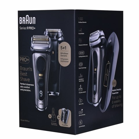 Braun Golarka Series 9 Pro+ 9577cc srebrny Braun Golarka Series 9 Pro+ 9577cc srebrny