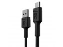 GREEN CELL KABEL KABGC25 GC POWERSTREAM USB-A - USB-C 30CM, SZYBKIE ŁADOWANIE ULTRA CHARGE, QC 3.0