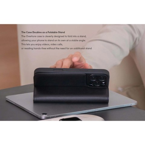 Moshi Overture MagSafe - Skórzane etui 3w1 z klapką iPhone 16 Pro Max (Charcoal Black) Moshi Overture MagSafe - Skórzane etui 3w1 z klapką iPhone 16 Pro Max (Charcoal Black)