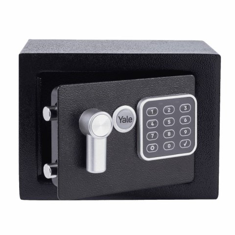 Yale Mini Electronic Safe Black Sejf podstawowy YSV mini czarny Yale Mini Electronic Safe Black Sejf podstawowy YSV mini czarny