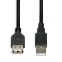 Kabel IBOX IKU2P18 (USB 2.0 typu A M - USB 2.0 typu A F; 1 8m; kolor czarny)