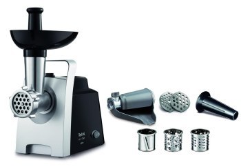 Maszynka do mielenia mięsa Tefal NE109838 (1400W; chrom kolor srebrny) Maszynka do mielenia mięsa Tefal NE109838 (1400W; chrom kolor srebrny)