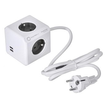 Przedłużacz allocacoc PowerCube Extended USB 2402GY/FREUPC (1 5m; kolor szary) Przedłużacz allocacoc PowerCube Extended USB 2402GY/FREUPC (1 5m; kolor szary)