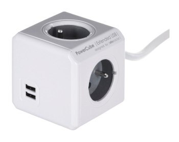 Przedłużacz allocacoc PowerCube Extended USB 2404/FREUPC (3m; kolor szary) Przedłużacz allocacoc PowerCube Extended USB 2404/FREUPC (3m; kolor szary)