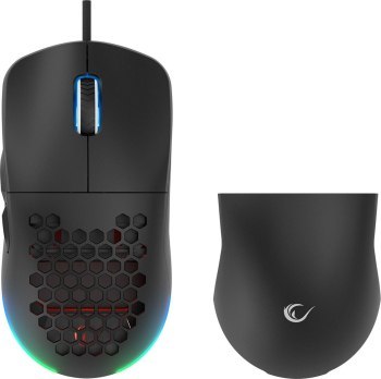 Rampage Mysz BLINK gamingowa USB RGB sensor optyczny RGB Czarna 12800 dpi Rampage Mysz BLINK gamingowa USB RGB sensor optyczny RGB Czarna 12800 dpi