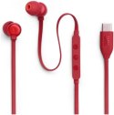 Słuchawki - JBL T310C Czerwone