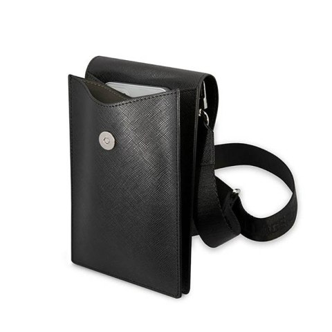 Karl Lagerfeld Metal Karl Head Wallet Phone Bag - Torba na smartfona i akcesoria (czarny) Karl Lagerfeld Metal Karl Head Wallet Phone Bag - Torba na smartfona i akcesoria (czarny)