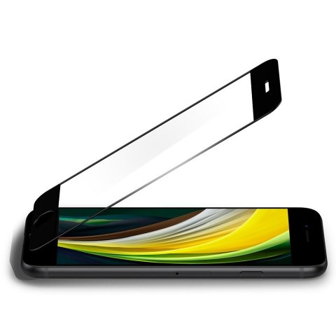 Spigen Alm Glass FC - Szkło hartowane do iPhone SE (2022 / 2020) / 8 / 7 (Czarna ramka) Spigen Alm Glass FC - Szkło hartowane do iPhone SE (2022 / 2020) / 8 / 7 (Czarna ramka)