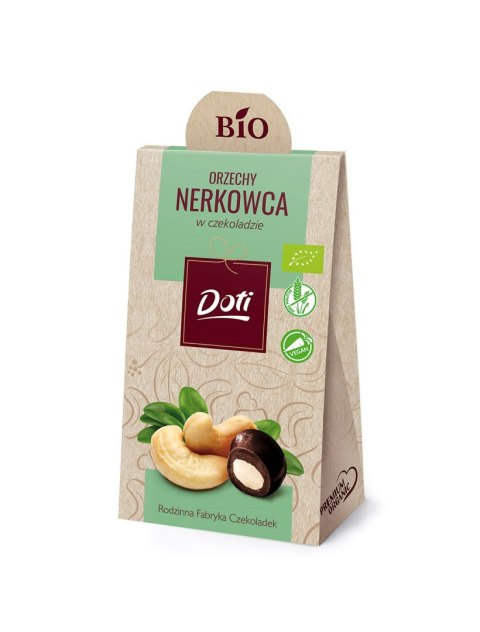 ORZECHY NERKOWCA W CZEKOLADZIE GORZKIEJ BEZGLUTENOWE BIO 50 g - DOTI ORZECHY NERKOWCA W CZEKOLADZIE GORZKIEJ BEZGLUTENOWE BIO 50 g - DOTI