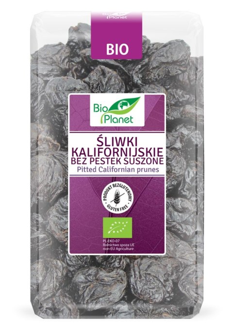 ŚLIWKI KALIFORNIJSKIE SUSZONE BEZGLUTENOWE BIO 1 kg - BIO PLANET ŚLIWKI KALIFORNIJSKIE SUSZONE BEZGLUTENOWE BIO 1 kg - BIO PLANET
