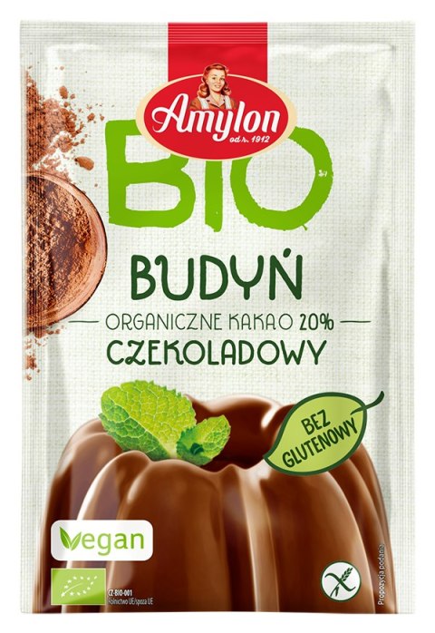 BUDYŃ O SMAKU CZEKOLADOWYM BEZGLUTENOWY BIO 40 g - AMYLON BUDYŃ O SMAKU CZEKOLADOWYM BEZGLUTENOWY BIO 40 g - AMYLON