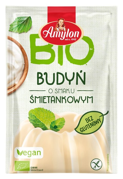 BUDYŃ O SMAKU ŚMIETANKOWYM BEZGLUTENOWY BIO 40 g - AMYLON BUDYŃ O SMAKU ŚMIETANKOWYM BEZGLUTENOWY BIO 40 g - AMYLON