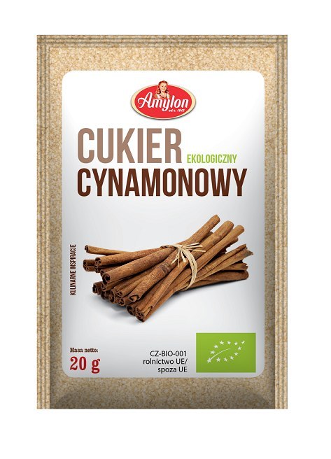 CUKIER CYNAMONOWY BIO 20 g - AMYLON CUKIER CYNAMONOWY BIO 20 g - AMYLON
