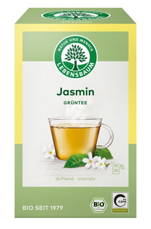 HERBATA ZIELONA JAŚMINOWA EKSPRESOWA BIO (20 x 1,5 g) 30 g - LEBENSBAUM