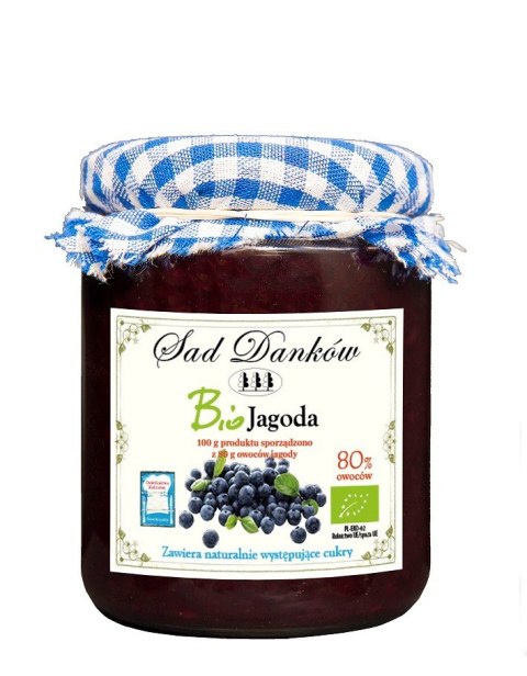 JAGODA 80 % BIO 260 g - SAD DANKÓW JAGODA 80 % BIO 260 g - SAD DANKÓW