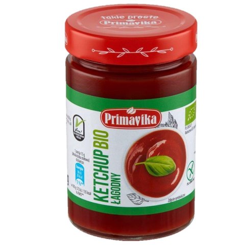 KETCHUP ŁAGODNY BEZGLUTENOWY BIO 315 g - PRIMAVIKA (PRIMAECO) KETCHUP ŁAGODNY BEZGLUTENOWY BIO 315 g - PRIMAVIKA (PRIMAECO)