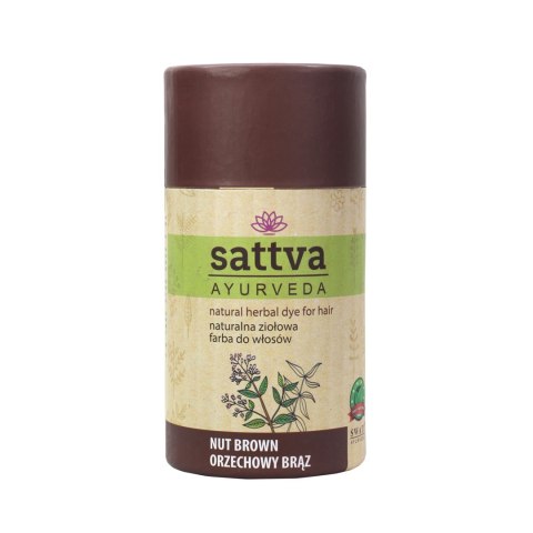 HENNA ORZECHOWY BRĄZ ECO 150 g - SATTVA (AYURVEDA) HENNA ORZECHOWY BRĄZ ECO 150 g - SATTVA (AYURVEDA)