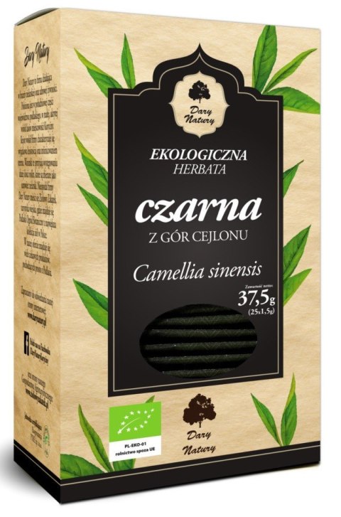 HERBATA CZARNA BIO (25 x 1,5 g) 37,5 g - DARY NATURY HERBATA CZARNA BIO (25 x 1,5 g) 37,5 g - DARY NATURY