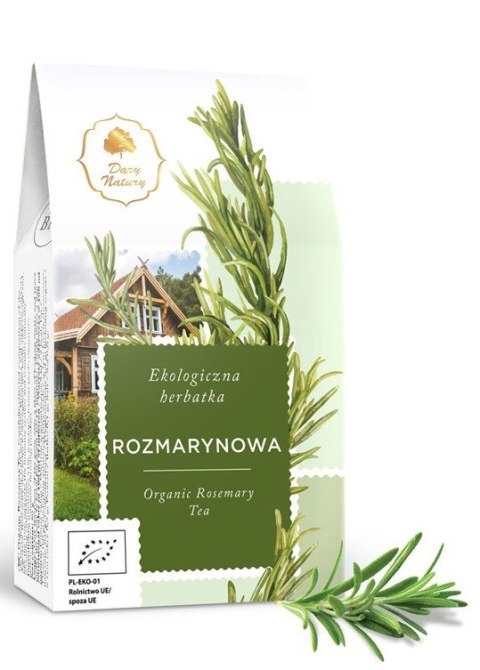 HERBATKA ROZMARYNOWA BIO 80 g - DARY NATURY HERBATKA ROZMARYNOWA BIO 80 g - DARY NATURY