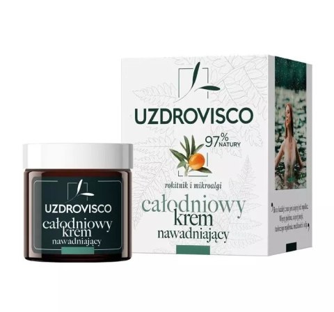 KREM DO TWARZY NAWADNIAJĄCY Z MIKROALGAMI 50 ml - UZDROVISCO (ROKITNIK) KREM DO TWARZY NAWADNIAJĄCY Z MIKROALGAMI 50 ml - UZDROVISCO (ROKITNIK)