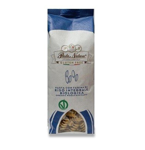 MAKARON (RYŻOWY RAZOWY) FUSILLI BEZGLUTENOWY BIO 250 g - PASTA NATURA MAKARON (RYŻOWY RAZOWY) FUSILLI BEZGLUTENOWY BIO 250 g - PASTA NATURA