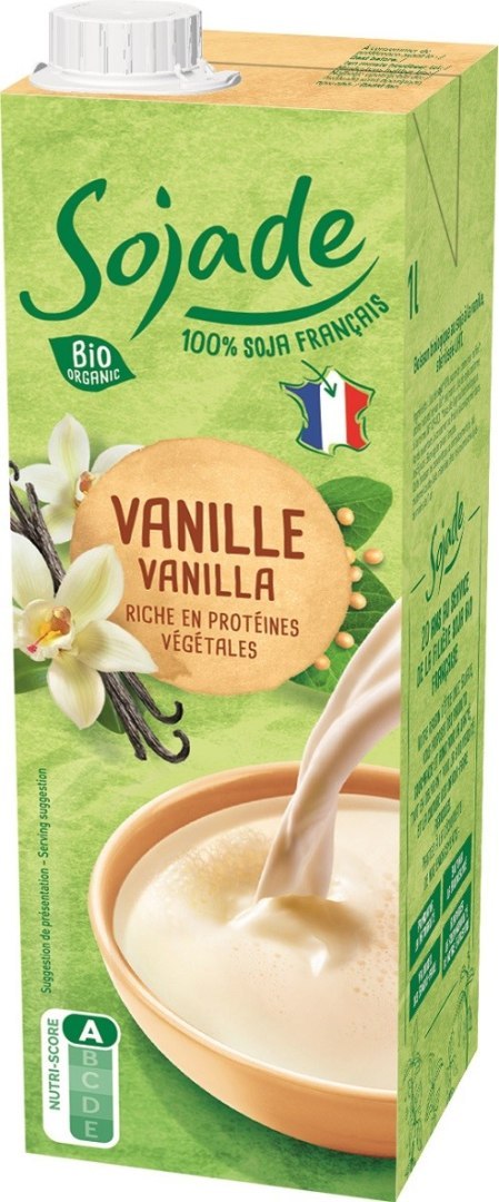 NAPÓJ PROTEINOWY SOJOWY O SMAKU WANILIOWYM BEZGLUTENOWY BIO 1 L - SOJADE NAPÓJ PROTEINOWY SOJOWY O SMAKU WANILIOWYM BEZGLUTENOWY BIO 1 L - SOJADE