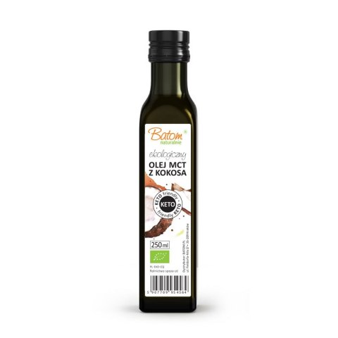OLEJ KOKOSOWY MCT KETO BIO 250 ml - BATOM OLEJ KOKOSOWY MCT KETO BIO 250 ml - BATOM