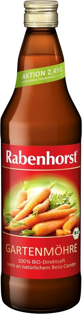 SOK Z MARCHWI NFC BIO 750 ml - RABENHORST SOK Z MARCHWI NFC BIO 750 ml - RABENHORST