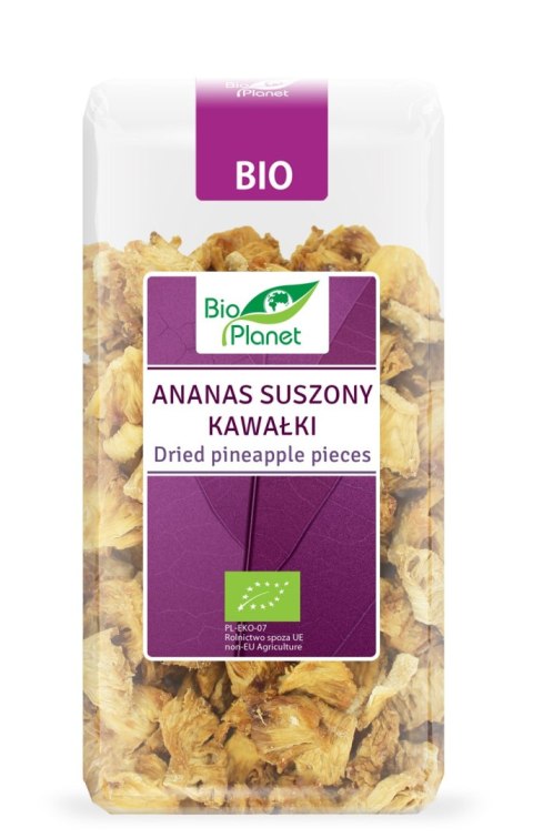 ANANAS SUSZONY KAWAŁKI BIO 100 g - BIO PLANET ANANAS SUSZONY KAWAŁKI BIO 100 g - BIO PLANET