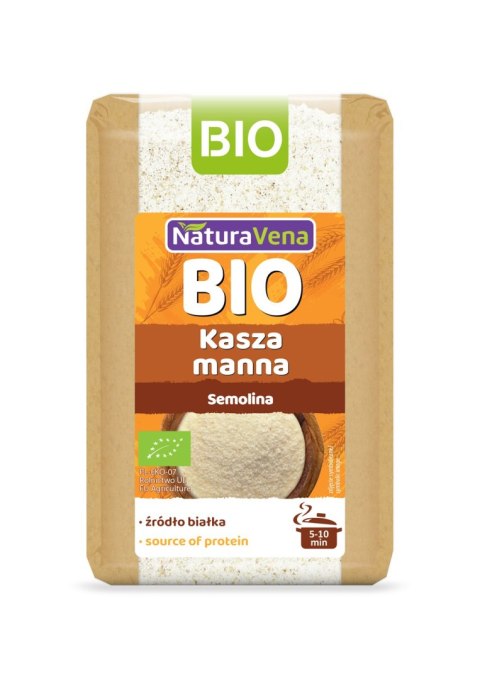 KASZA MANNA BIO 400 g - NATURAVENA KASZA MANNA BIO 400 g - NATURAVENA