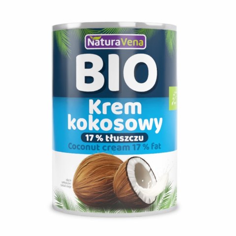 KREM KOKOSOWY 17 % BIO 400 ml - NATURAVENA KREM KOKOSOWY 17 % BIO 400 ml - NATURAVENA