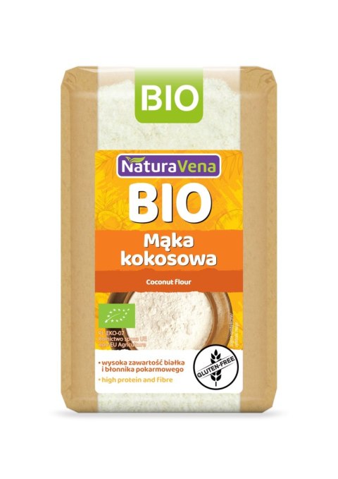 MĄKA KOKOSOWA BIO 500 g - NATURAVENA MĄKA KOKOSOWA BIO 500 g - NATURAVENA
