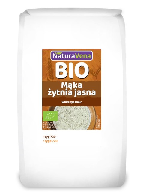MĄKA ŻYTNIA JASNA TYP 720 BIO 1 kg - NATURAVENA MĄKA ŻYTNIA JASNA TYP 720 BIO 1 kg - NATURAVENA