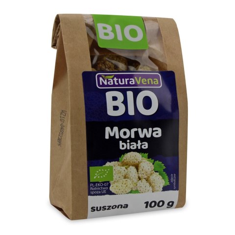 MORWA BIAŁA SUSZONA BIO 100 g - NATURAVENA MORWA BIAŁA SUSZONA BIO 100 g - NATURAVENA