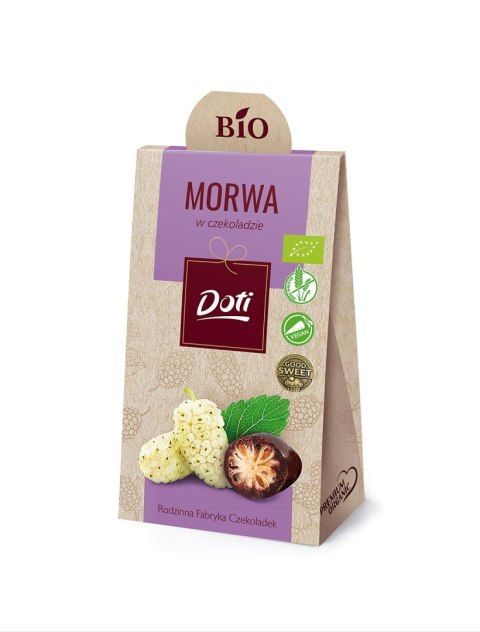 MORWA BIAŁA W CZEKOLADZIE DESEROWEJ BEZGLUTENOWA BIO 50 g - DOTI MORWA BIAŁA W CZEKOLADZIE DESEROWEJ BEZGLUTENOWA BIO 50 g - DOTI