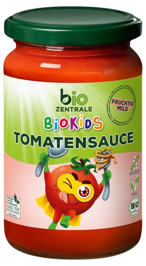 SOS POMIDOROWY DLA DZIECI BEZGLUTENOWY BIO 350 g - BIO ZENTRALE (BIOKIDS)