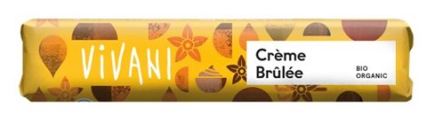 BATON Z MLECZNEJ CZEKOLADY Z NADZIENIEM KREM BRULEE BIO 40 g - VIVANI BATON Z MLECZNEJ CZEKOLADY Z NADZIENIEM KREM BRULEE BIO 40 g - VIVANI