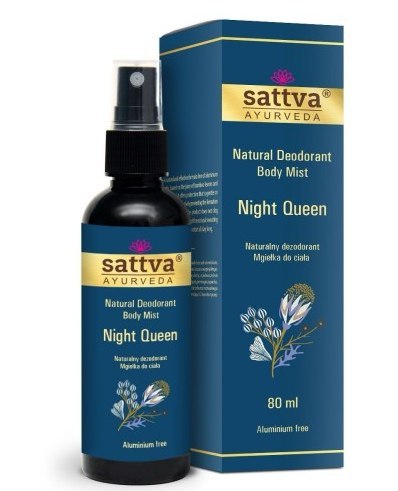 DEZODORANT - MGIEŁKA DO CIAŁA KRÓLOWA NOCY 80 ml - SATTVA (AYURVEDA) DEZODORANT - MGIEŁKA DO CIAŁA KRÓLOWA NOCY 80 ml - SATTVA (AYURVEDA)