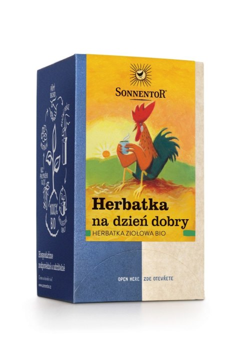 HERBATKA ZIOŁOWA NA DZIEŃ DOBRY (GOOD MORNING) BIO (18 x 1,5 g) 27 g - SONNENTOR HERBATKA ZIOŁOWA NA DZIEŃ DOBRY (GOOD MORNING) BIO (18 x 1,5 g) 27 g - SONNENTOR