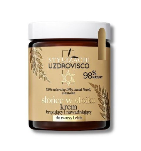 KREM DO TWARZY I CIAŁA BRĄZUJĄCY I NAWADNIAJĄCY SŁOŃCE W SŁOIKU 170 ml - UZDROVISCO KREM DO TWARZY I CIAŁA BRĄZUJĄCY I NAWADNIAJĄCY SŁOŃCE W SŁOIKU 170 ml - UZDROVISCO