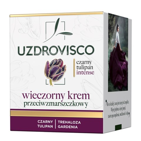 KREM DO TWARZY PRZECIWZMARSZCZKOWY NA NOC 50 ml - UZDROVISCO (CZARNY TULIPAN INTENSE) KREM DO TWARZY PRZECIWZMARSZCZKOWY NA NOC 50 ml - UZDROVISCO (CZARNY TULIPAN INTENSE)