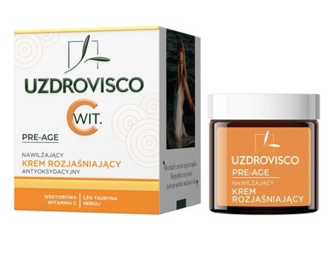 KREM DO TWARZY ROZJAŚNIAJĄCY NAWILŻAJĄCY ANTYOKSYDACYJNY 50 ml - UZDROVISCO (PRE-AGE) KREM DO TWARZY ROZJAŚNIAJĄCY NAWILŻAJĄCY ANTYOKSYDACYJNY 50 ml - UZDROVISCO (PRE-AGE)