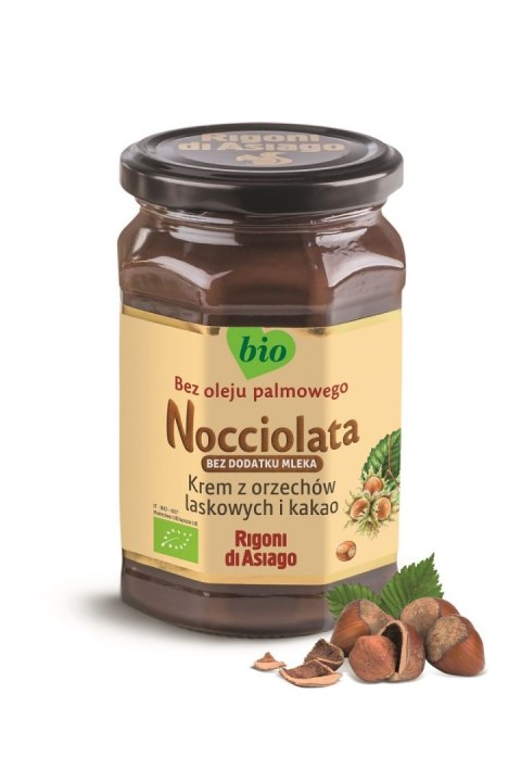 KREM Z ORZECHÓW LASKOWYCH I KAKAO BEZ DODATKU MLEKA BEZGLUTENOWY BIO 250 g - RIGONI DI ASIAGO (NOCCIOLATA) KREM Z ORZECHÓW LASKOWYCH I KAKAO BEZ DODATKU MLEKA BEZGLUTENOWY BIO 250 g - RIGONI DI ASIAGO (NOCCIOLATA)