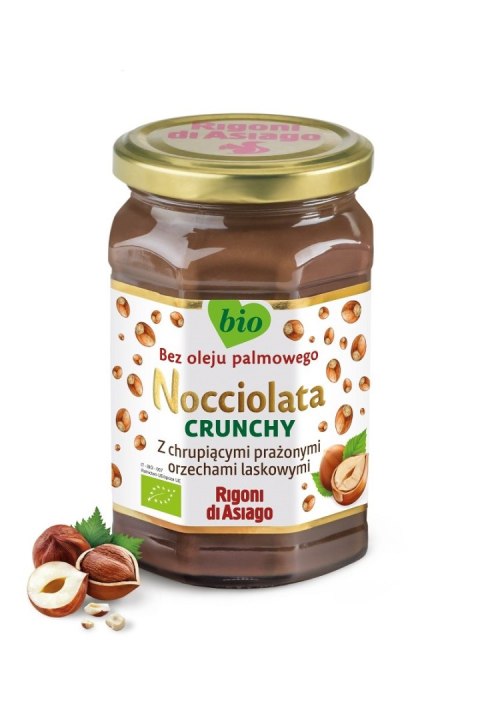 KREM Z ORZECHÓW LASKOWYCH I KAKAO CRUNCHY BEZGLUTENOWY BIO 250 g - RIGONI DI ASIAGO (NOCCIOLATA) KREM Z ORZECHÓW LASKOWYCH I KAKAO CRUNCHY BEZGLUTENOWY BIO 250 g - RIGONI DI ASIAGO (NOCCIOLATA)