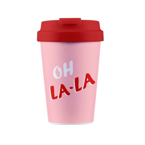 KUBEK PODRÓŻNY Z TWORZYWA PLA OH LA - LA 350 ml - CHIC-MIC KUBEK PODRÓŻNY Z TWORZYWA PLA OH LA - LA 350 ml - CHIC-MIC