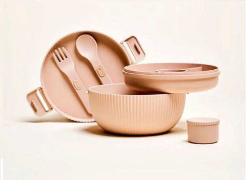 LUNCHBOWL Z TWORZYWA PLA BRUDNY RÓŻ - CHIC-MIC LUNCHBOWL Z TWORZYWA PLA BRUDNY RÓŻ - CHIC-MIC