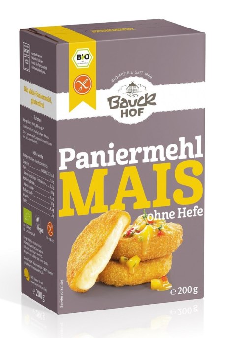 PANIERKA KUKURYDZIANA BEZGLUTENOWA BIO 200 g - BAUCK HOF PANIERKA KUKURYDZIANA BEZGLUTENOWA BIO 200 g - BAUCK HOF